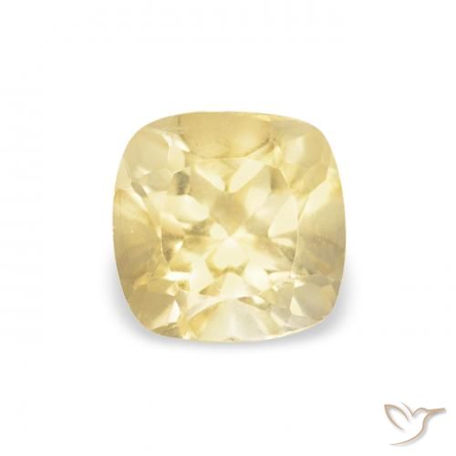 0.53ct Natürlicher Hell Gold Citrin, Kissen, VVS-VS