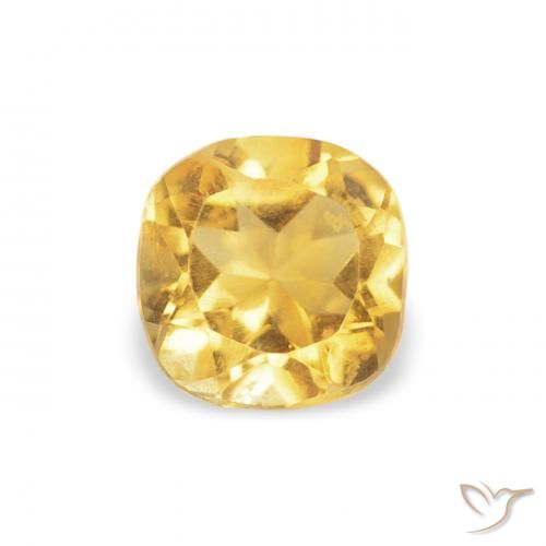 0.44ct Natürlicher Golden Citrin, Kissen, VVS-VS