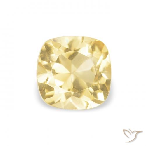 0.53ct Natürlicher Helles Gold-Gelb Citrin, Kissen, VVS-VS