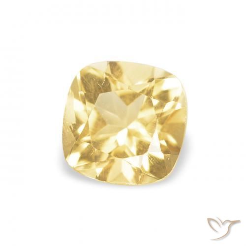 9,17 ctw natürlicher Hell Gold Citrin, Kissen, VVS