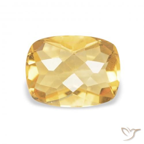 1.14ct Natürlicher Mittleres Gold Citrin, Kissen, VVS