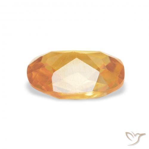 9,17 ctw natürlicher Orange-Gold Citrin, Kissen, VVS-VS