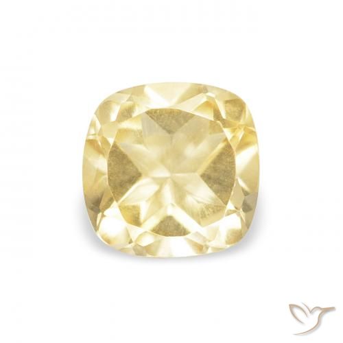 0.53ct Helles Gold-Gelb Citrin, Kissen, VVS-VS