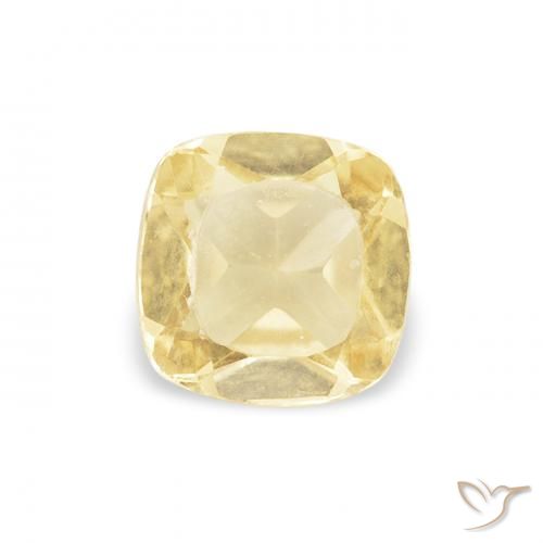 0.47ct Helles Gold-Gelb Citrin, Kissen, VVS-VS