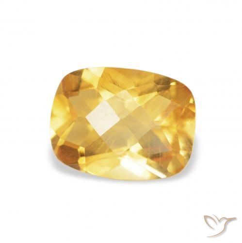 9,17 ctw natürlicher Golden Citrin, Kissen, VS