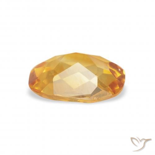 9,17 ctw natürlicher gold-orange Citrin, Kissen, VS