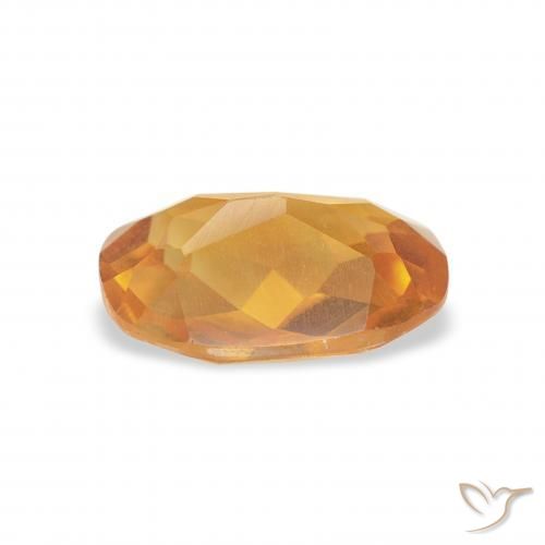 9,17 ctw natürlicher Dunkelorange-Gold Citrin, Kissen, VVS