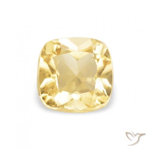 0.49ct Natürlicher Golden Citrin, Kissen, VS