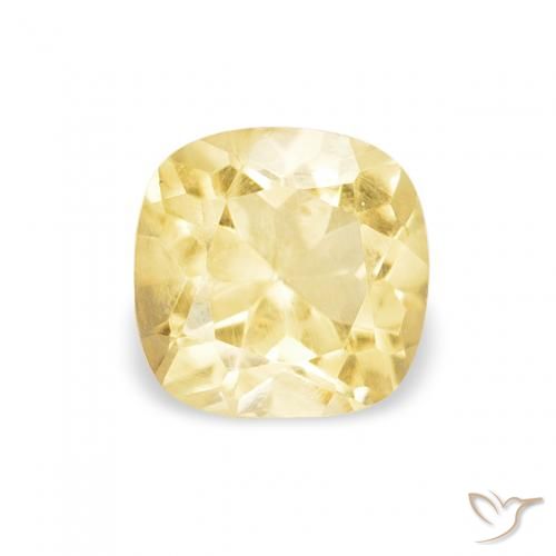 0.48ct Natürlicher Golden Citrin, Kissen, VS, Photo A