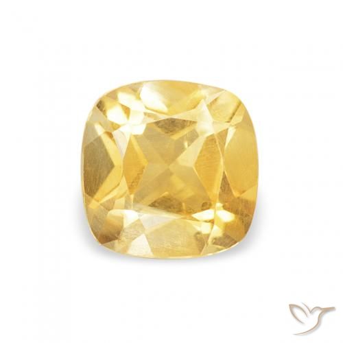 0.45ct Golden Citrin, Kissen, VS