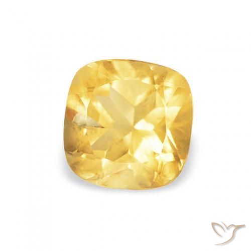 9,17 ctw natürlicher Mittelgold Citrin, Kissen, VS