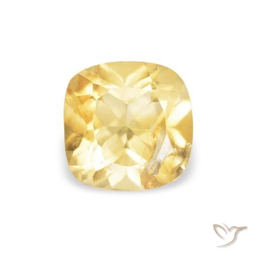 0.50ct Natürlicher Golden Citrin, Kissen, VS