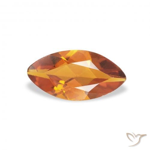 9,17 ctw natürlicher Mittelorange Citrin, Marquise, VS