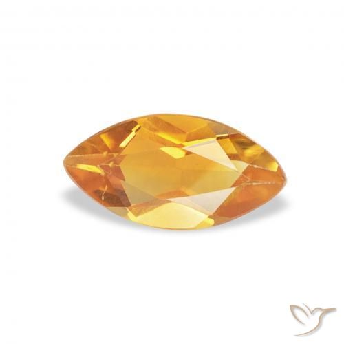 9,17 ctw natürlicher Orange-Gold Citrin, Marquise, VS