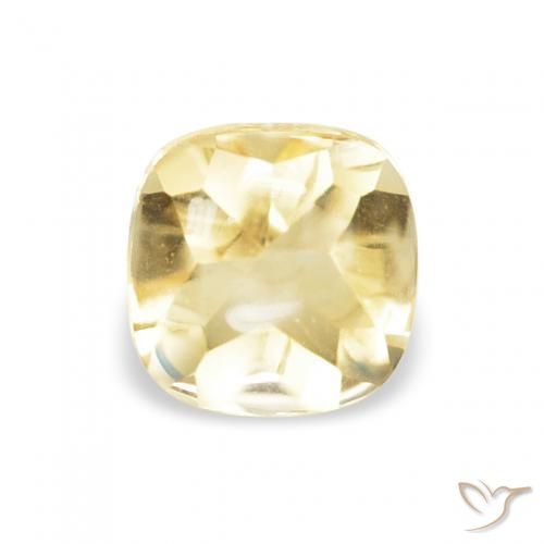 9,17 ctw natürlicher Hell Gold Citrin, Kissen, Transparent