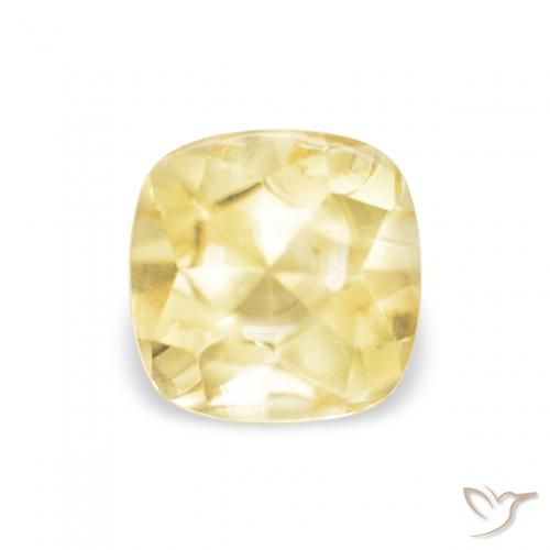 0.64ct Helles Gold-Gelb Citrin, Kissen, Transparent