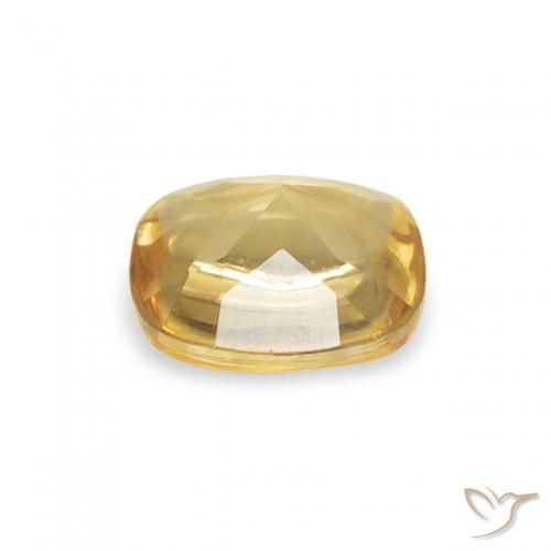 9,17 ctw natürlicher Helles Gold-Gelb Citrin, Kissen, Transparent