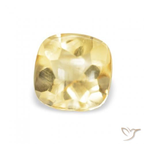 9,17 ctw natürlicher Hell Gold Citrin, Kissen, Transparent