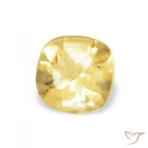 9,17 ctw natürlicher Helles Gold-Gelb Citrin, Kissen, Transparent