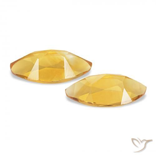 1.04 ct natürliche Dunkelorange Citrin-Edelsteine, Marquise, VVS-VS