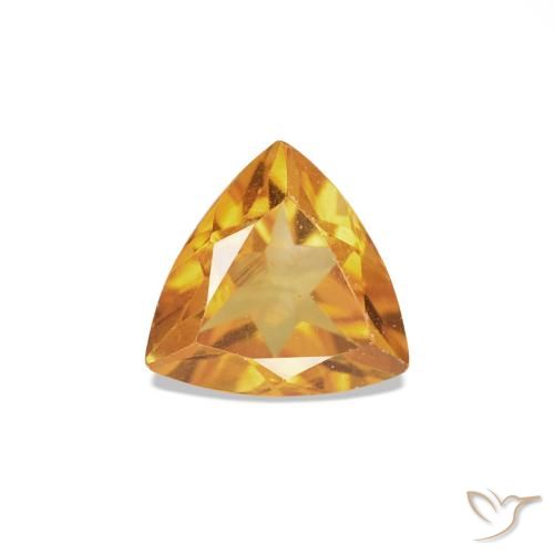0.36ct Mittel Orange-Gold Citrin Edelsteine, Trillion, VS
