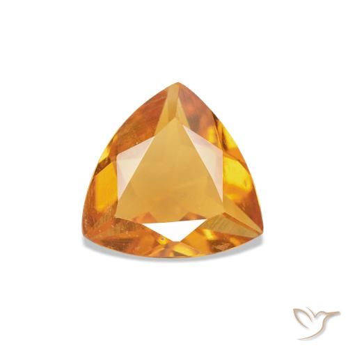0.50ct Golden Citrin, Trillion, VVS-VS