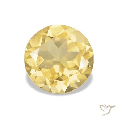 1.13ct Helles Gold-Gelb Citrin, Runden, VS