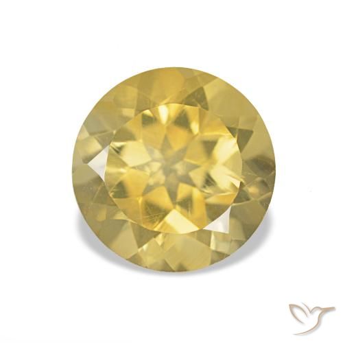 1.26ct Hell Gold Citrin, Runden, VVS