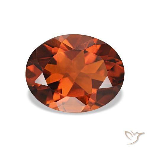 1.68ct Amber Orange Citrin, Oval, VS-SI