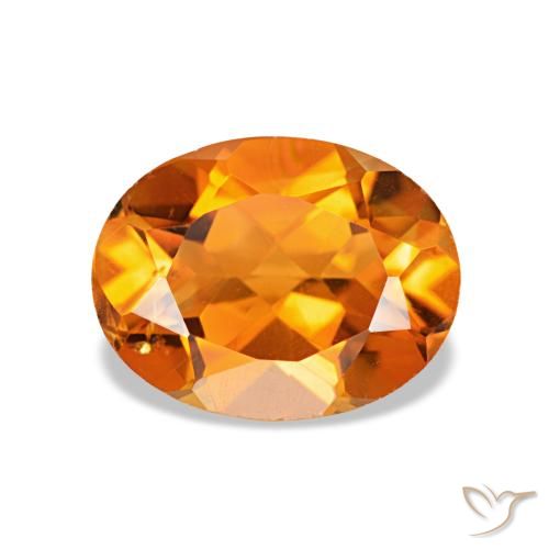 1.65ct tieforange Citrin, Oval, VS
