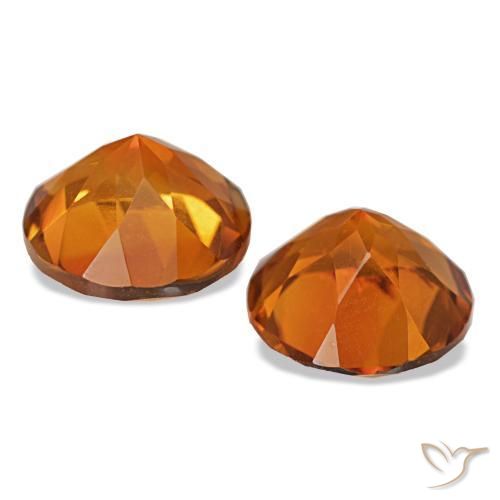 3.27 ct natürliche Mittelorange Citrin-Edelsteine, Rund Schliff, VS
