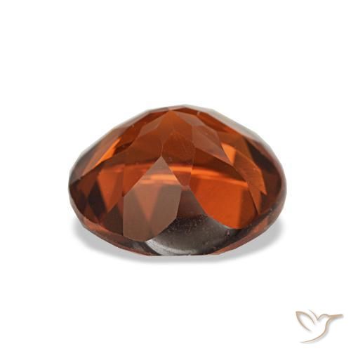 1,63 ctw natürlicher Dunkelorange Citrin, Rund Schliff, VS