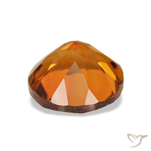 9,17 ctw natürlicher Tiefes Orange Citrin, Rund Schliff, VVS