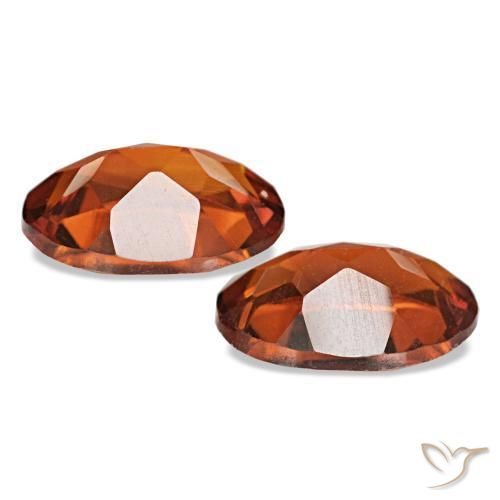1,20 ct natürliche Mittelorange Citrin-Edelsteine, Oval Schliff, VS