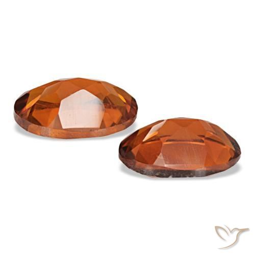 1,31 ct natürliche orangefarbener Citrin-Edelsteine, Oval Schliff, VS