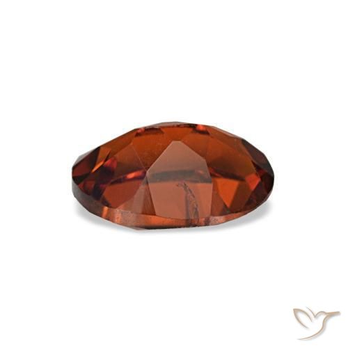 0,69 ctw natürlicher orangefarbener Citrin, Oval Schliff, VS-SI