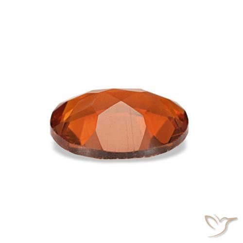0,60 ctw natürlicher orangefarbener Citrin, Oval Schliff, VS