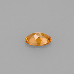 0,42 ctw natürlicher orangefarbener Clinohumit, Oval Schliff, VS