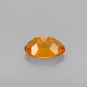 0,47 ctw natürlicher orangefarbener Clinohumit, Oval Schliff, VS-SI