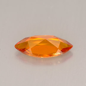 1,34 ctw natürlicher orangefarbener Clinohumit, Marquise, VS-SI