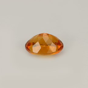 0,93 ctw natürlicher orangefarbener Clinohumit, Oval Schliff, VS-SI