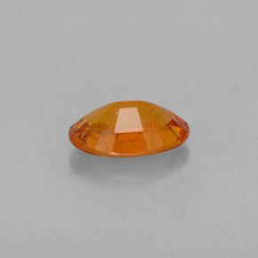 1,42 ctw natürlicher orangefarbener Clinohumit, Oval Schliff, SI