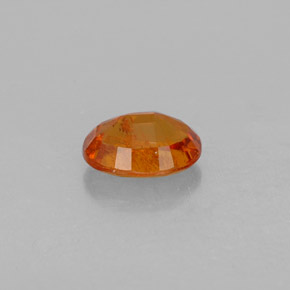 1,36 ctw natürlicher orangefarbener Clinohumit, Oval Schliff, SI