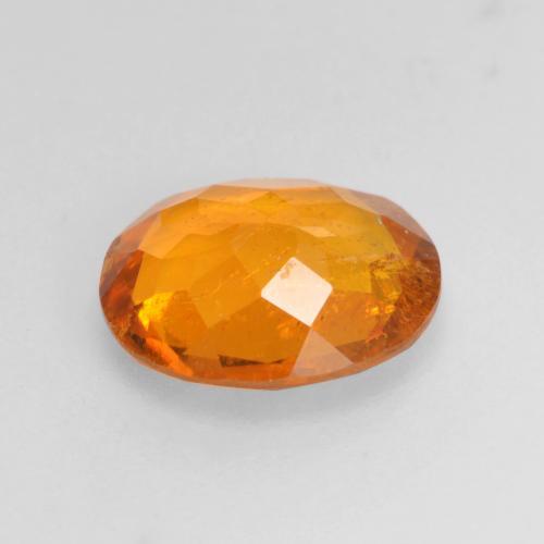 1,45 ctw natürlicher orangefarbener Clinohumit, Oval Schliff, SI