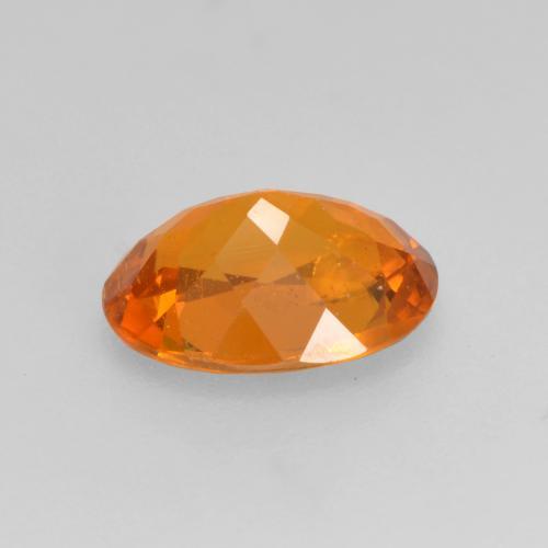1,21 ctw natürlicher orangefarbener Clinohumit, Oval Schliff, SI