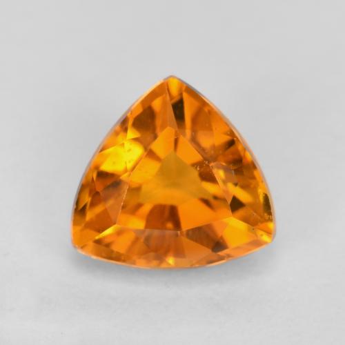 0,59 ctw natürlicher orangefarbener Clinohumit, Trillion, VS