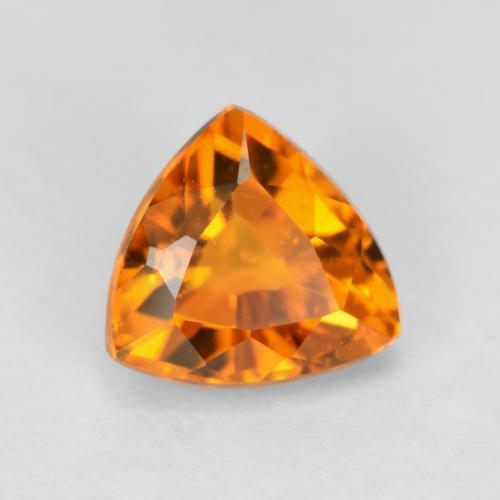 0,59 ctw natürlicher orangefarbener Clinohumit, Trillion, VS