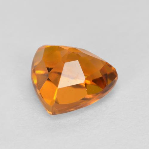 0,59 ctw natürlicher orangefarbener Clinohumit, Trillion, VS