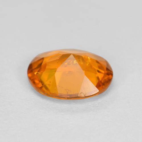 0,54 ctw natürlicher orangefarbener Clinohumit, Oval Schliff, SI