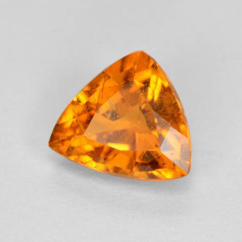 0,87 ctw natürlicher orangefarbener Clinohumit, Trillion, SI